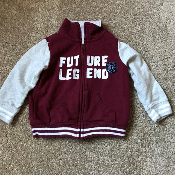 Carter's Other - Carter's FUTURE LEGEND Varsity Zip-Up Jacket 12M